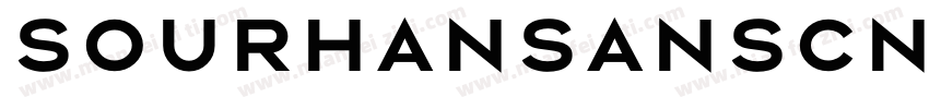 sourhansansCN Bold字体转换